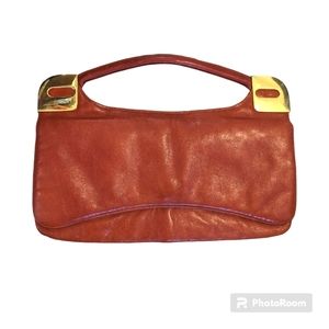 Vintage Made in Canada Brown Leather Handbag